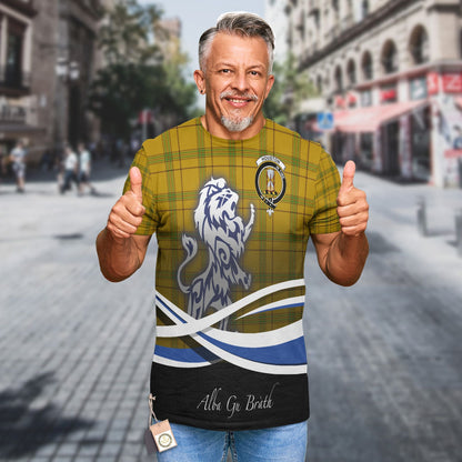 Printivon Houston Clan Crest Alba Gu Brath T Shirt Scotland Gift
