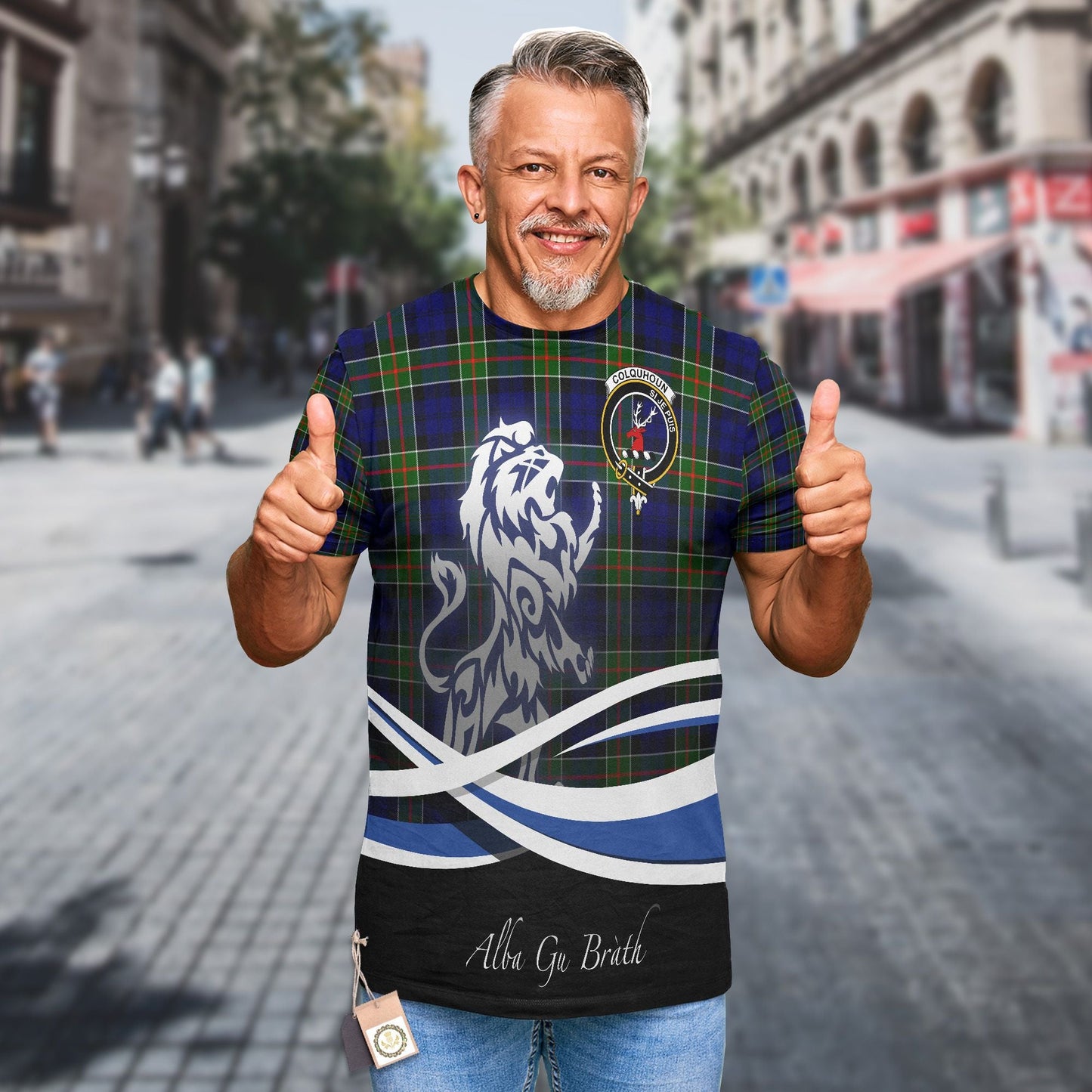 Printivon Colquhoun Clan Crest Alba Gu Brath T Shirt Scotland Gift