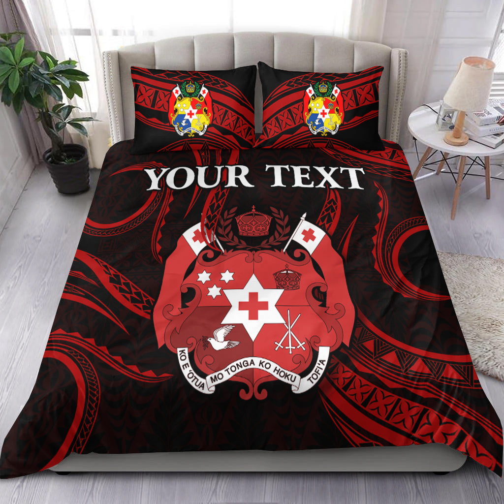 (Custom Personalised) Tonga Pattern Bedding Set Always Proud