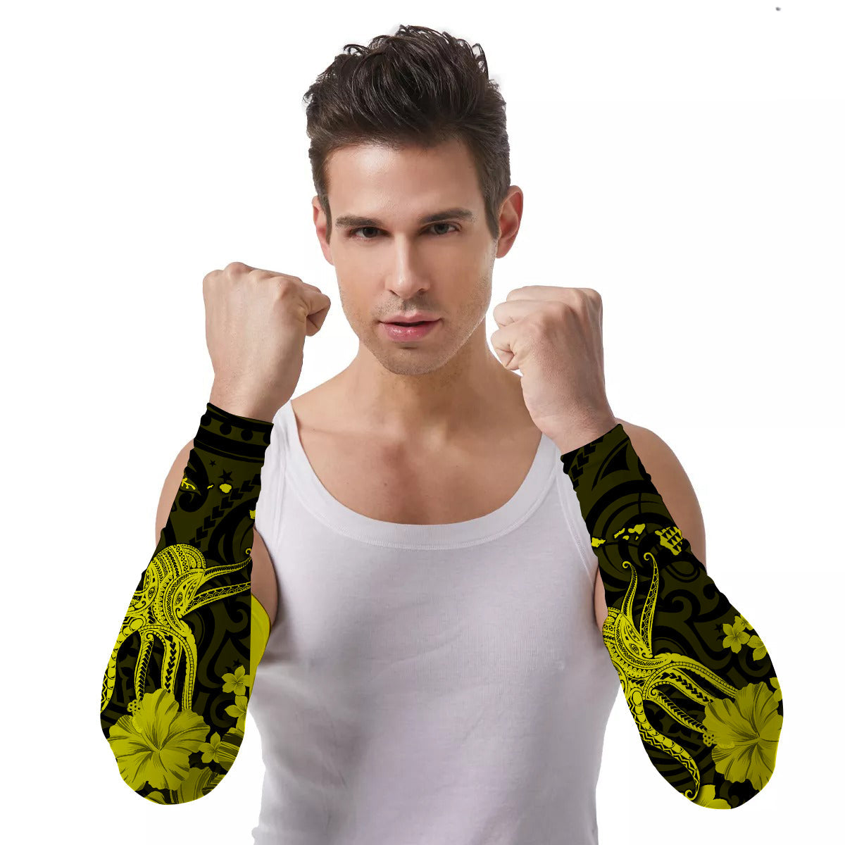Arm Sleeves (Set of Two) Polynesia Octopus Ver.07
