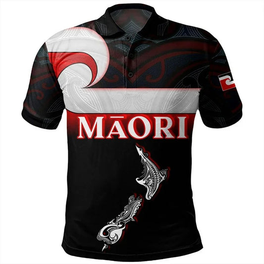 New Zealand Maori Shirt NZ 3D Printed Map Shirt