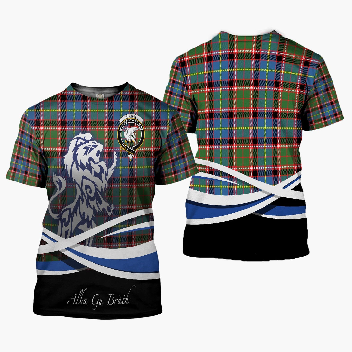 Printivon Norvel Clan Crest Alba Gu Brath T Shirt Scotland Gift