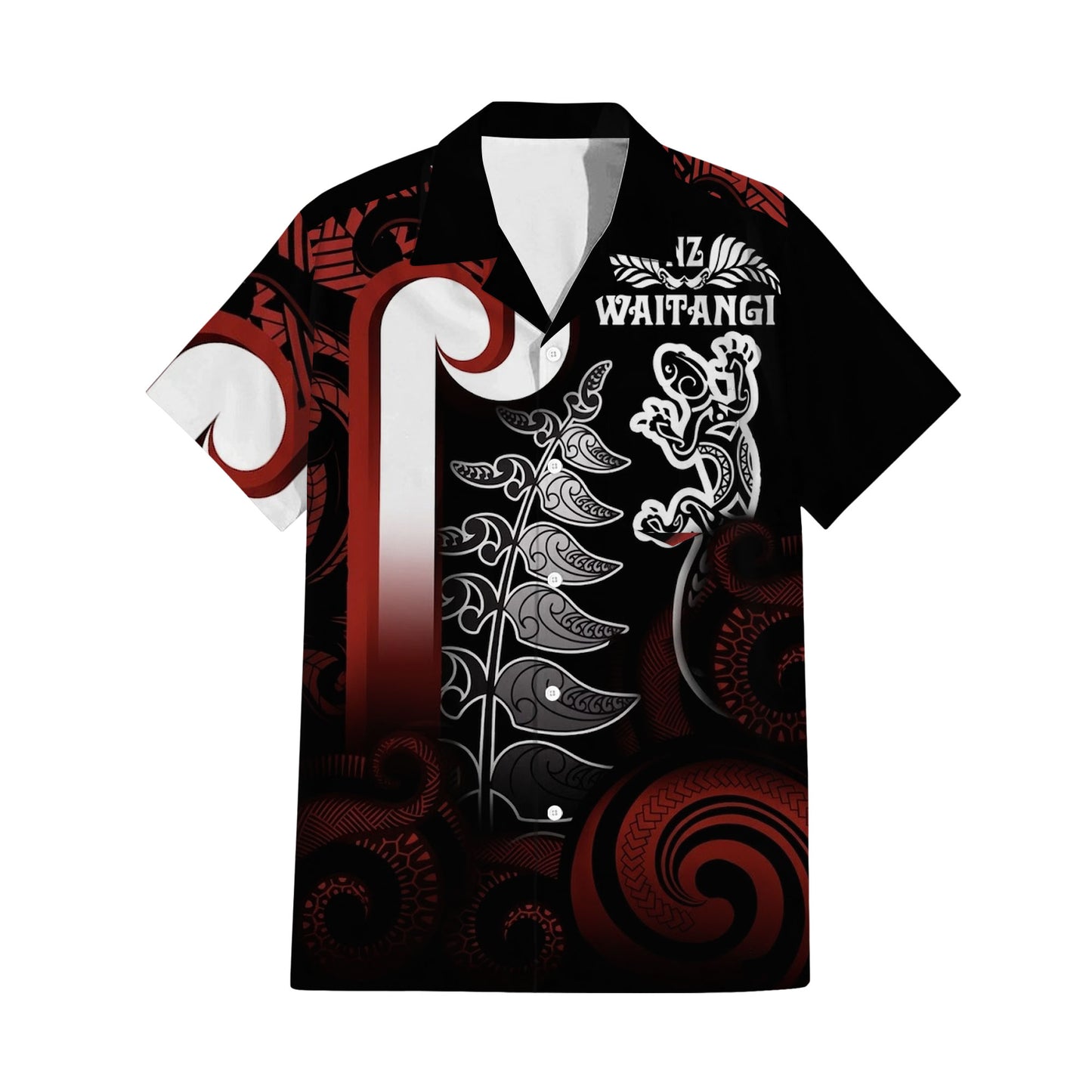 New Zealand Matching Outfit For Couple Silver Waitangi Day Puletasi Dress And Hawaiian Shirt For Her Him