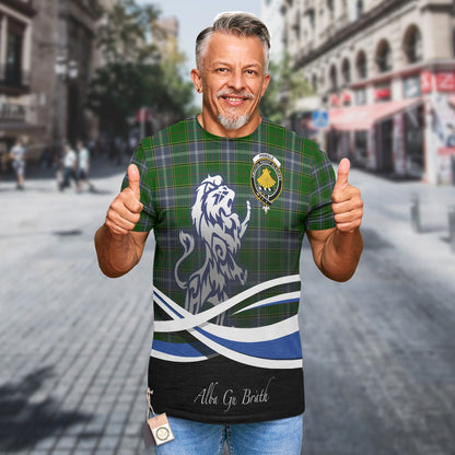 Printivon Pringle Clan Crest Alba Gu Brath T Shirt Scotland Gift