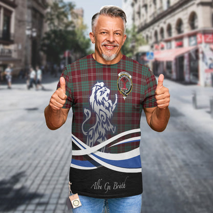 Printivon Crawford Clan Crest Alba Gu Brath T Shirt Scotland Gift
