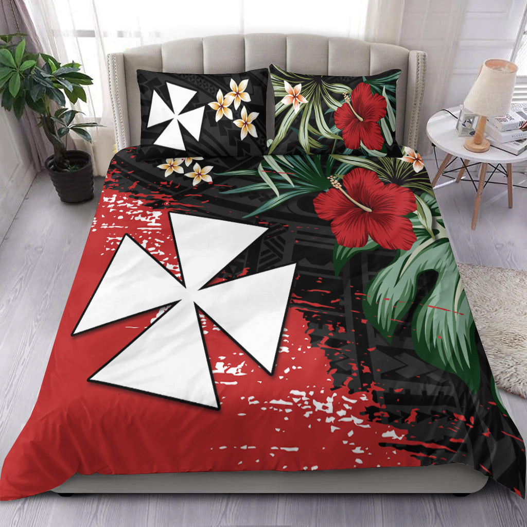 Wallis and Futuna Polynesian Bedding Set Fantastic Flowers