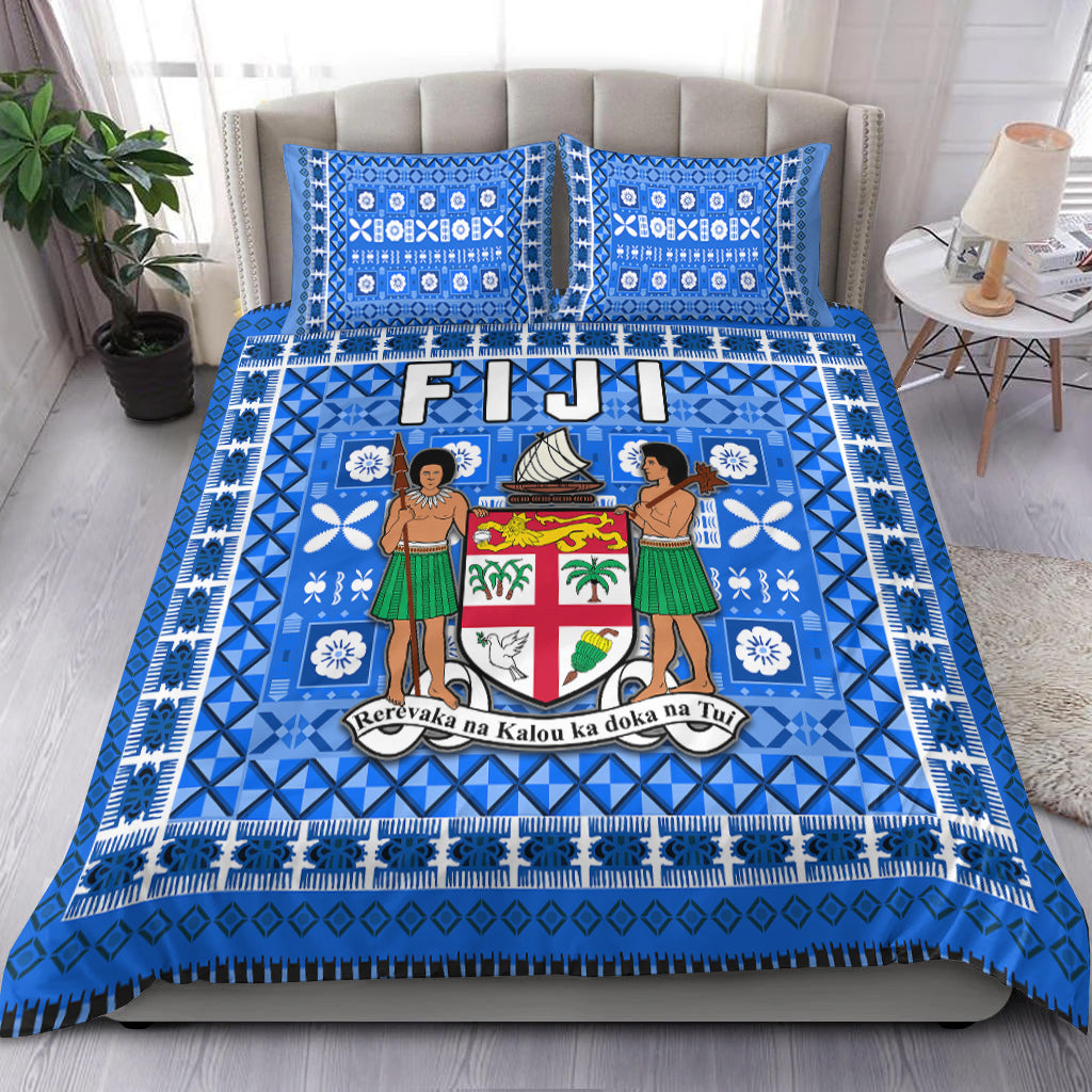 Fiji Bedding Set Pattern Fijian Tapa Pattern Original