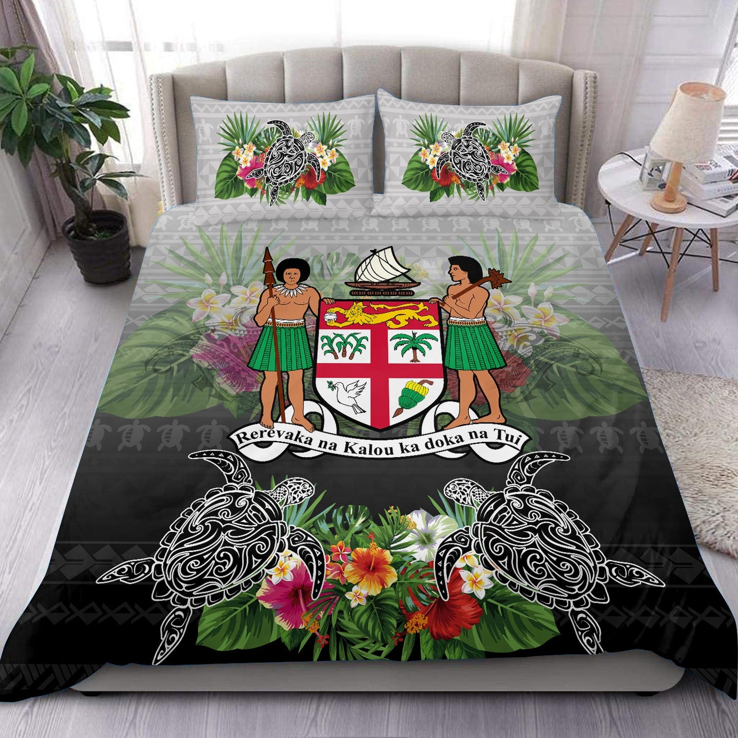 Fiji Bedding Sets Fijian patterns ver1 Black
