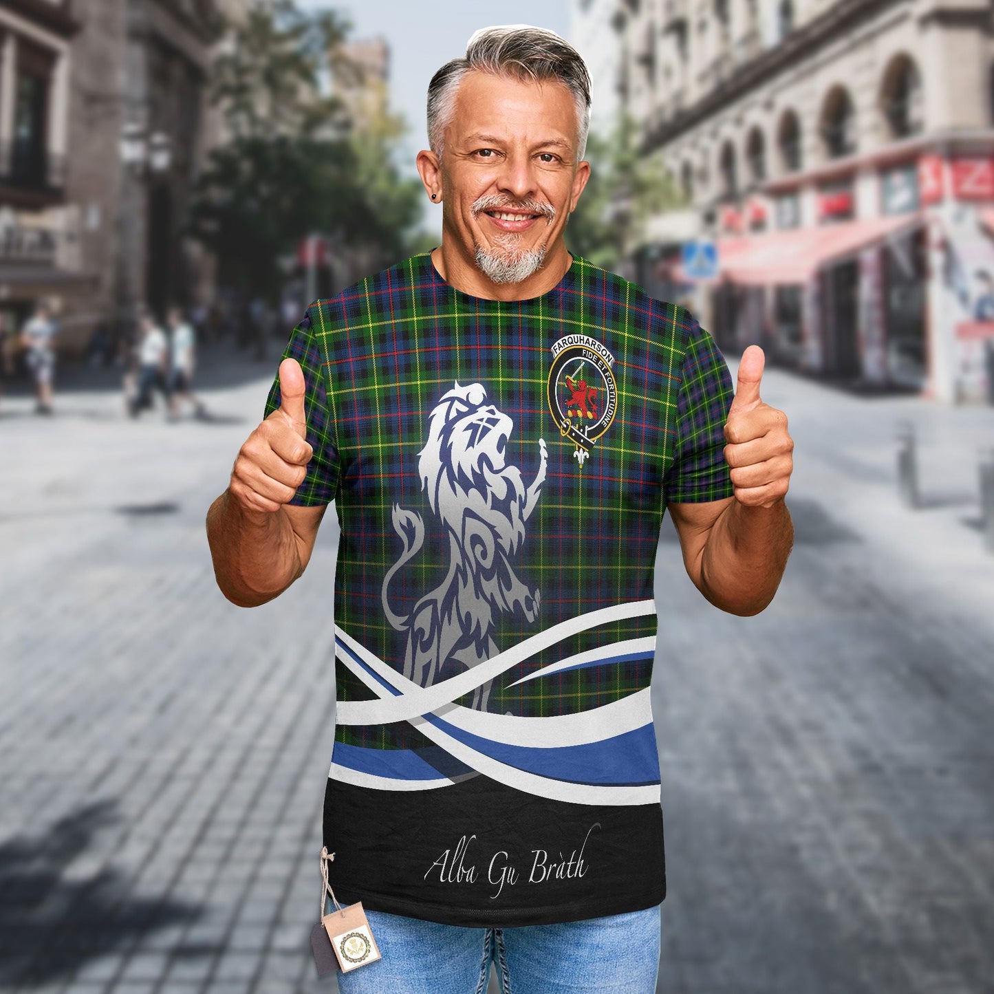 Printivon Farquharson Clan Crest Alba Gu Brath T Shirt Scotland Gift