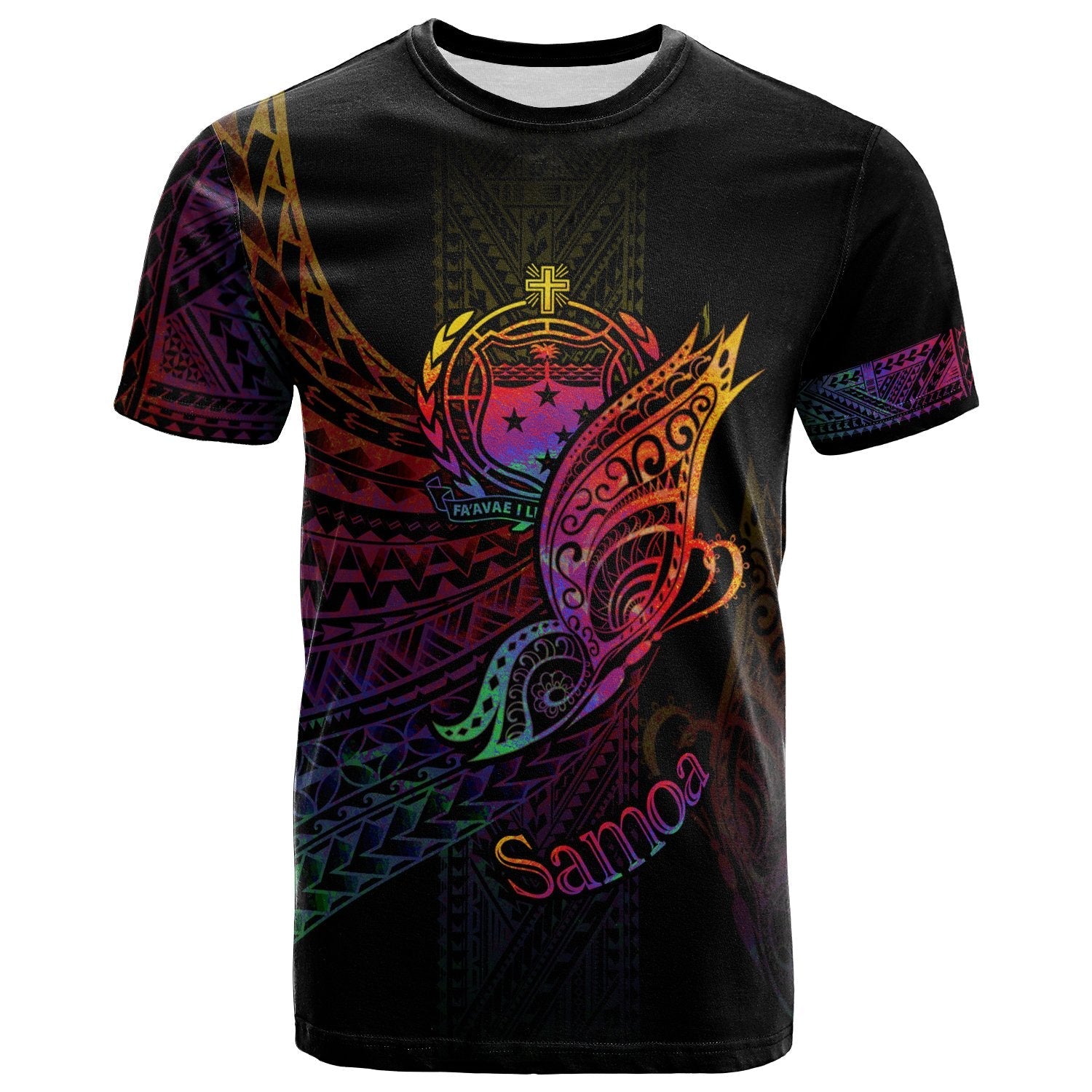 Samoa T - Shirt - Butterfly Polynesian Style