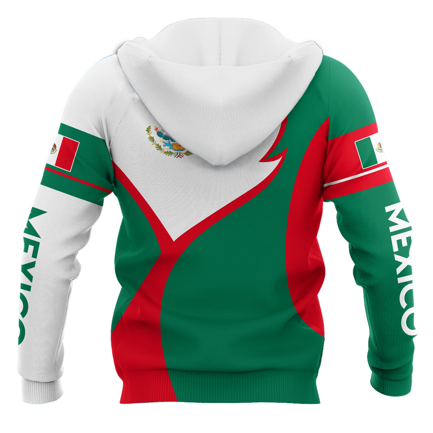 Mexico Green And Red Style Personalized Hoodie