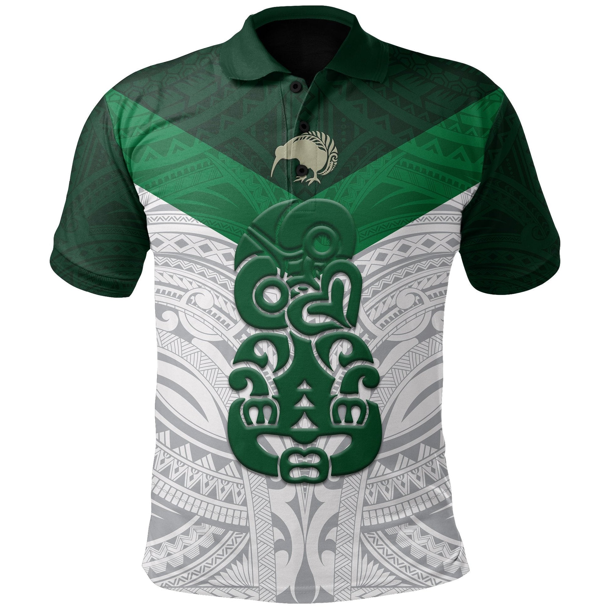 New Zealand Aotearoa Rugby Polo Shirt Maori Kiwi