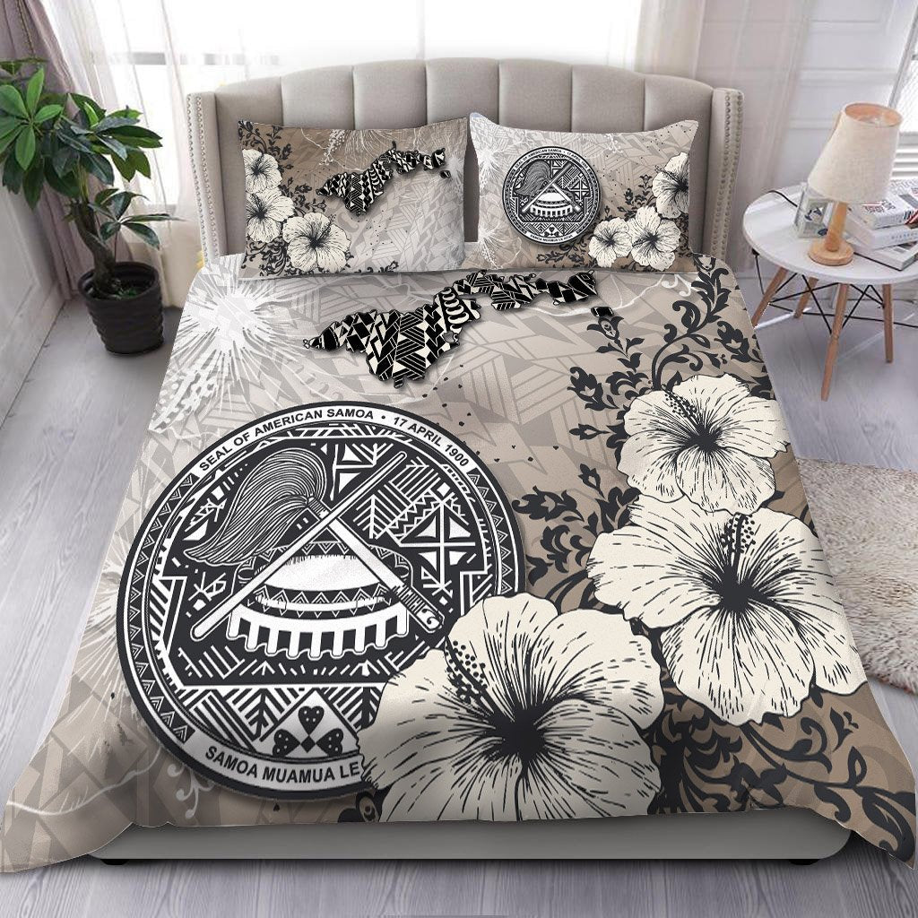 American Samoa Bedding Set Vintage Luxury Floral Style