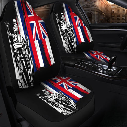 Hawaiian Hawaii King Flag Car Seat Covers AH