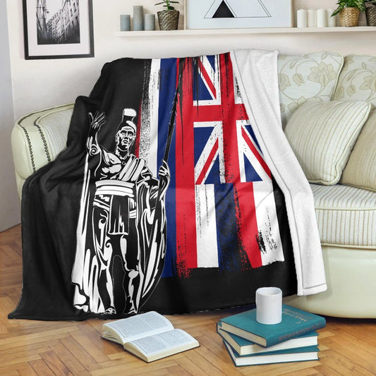 Hawaii Blanket Hawaii King Flag Premium Blankets AH
