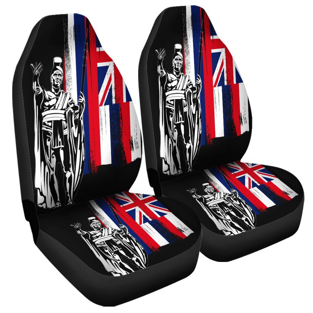 Hawaiian Hawaii King Flag Car Seat Covers AH