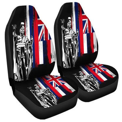 Hawaiian Hawaii King Flag Car Seat Covers AH