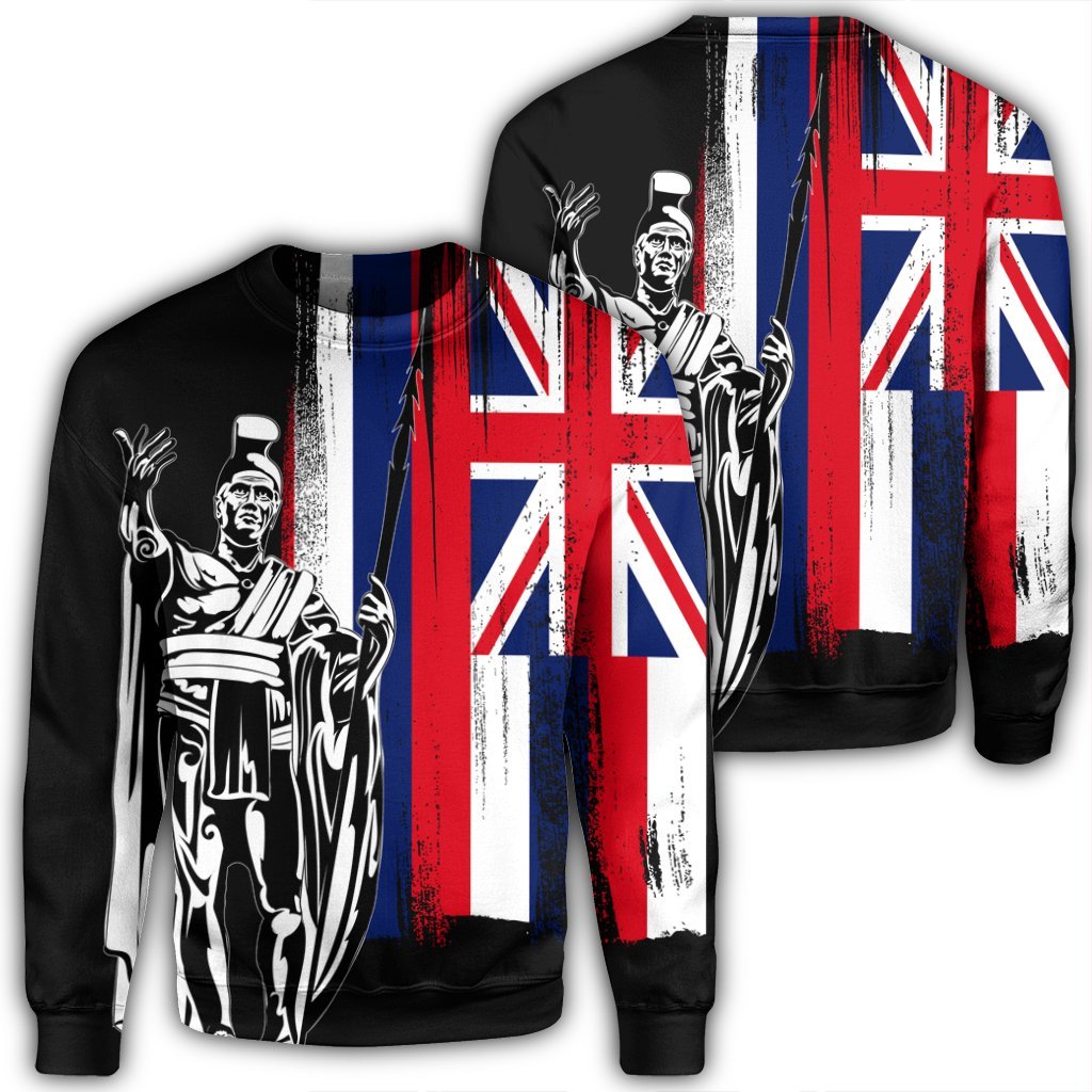 Hawaiian Hawaii King Flag Sweatshirt AH