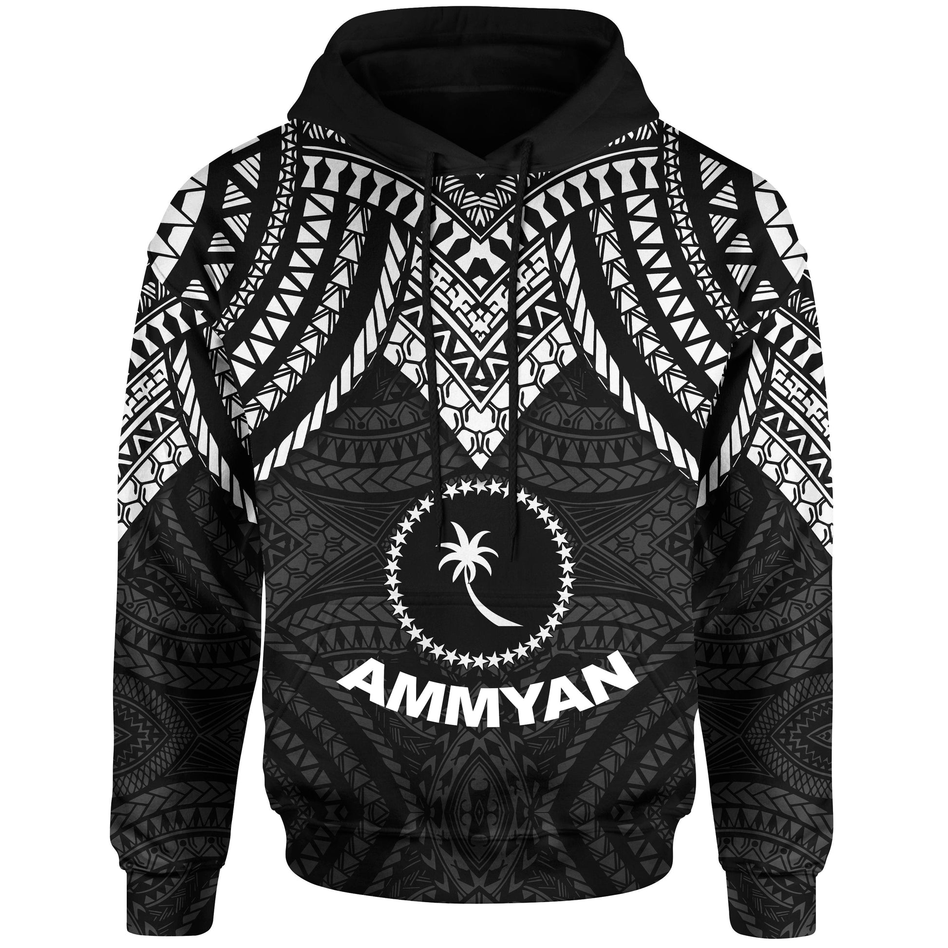 Chuuk Hoodie Micronesian Pattern Armor Style (Ammyan)
