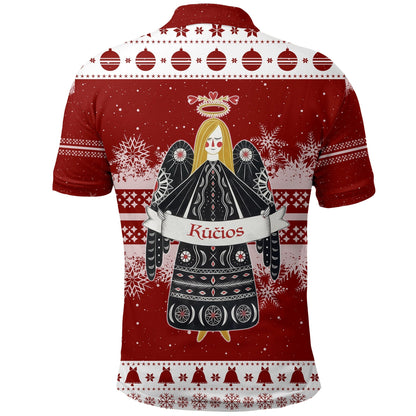 Christmas Lithuania Polo Shirt Folk Style