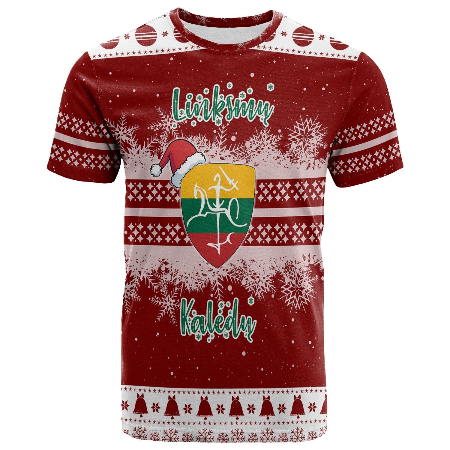 Kios Angel Lithuania Folk Style Christmas T Shirt