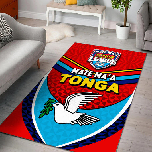 Tonga Mate Ma'a Rugby Area Rug Jersey
