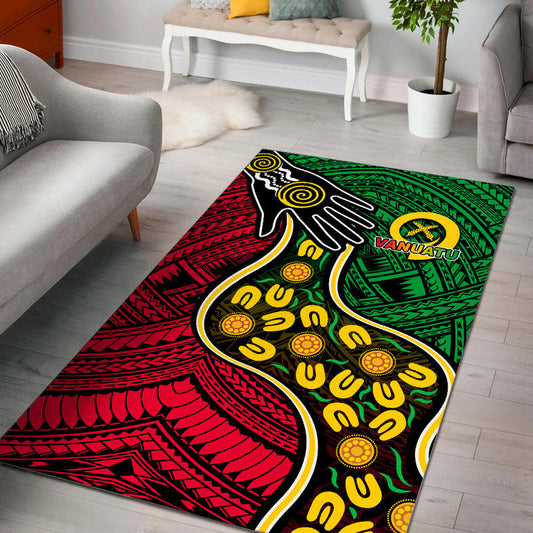 Vanuatu Mix Aboriginal Area Rug