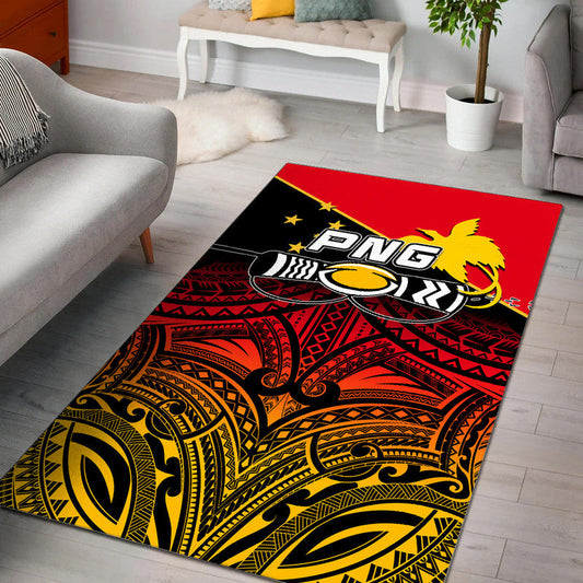 PNG Rugby The Kumuls Area Rug