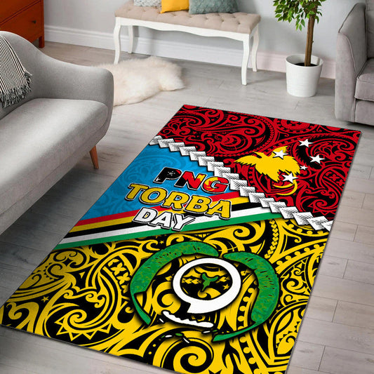 PNG Torba Day Area Rug Happy Day