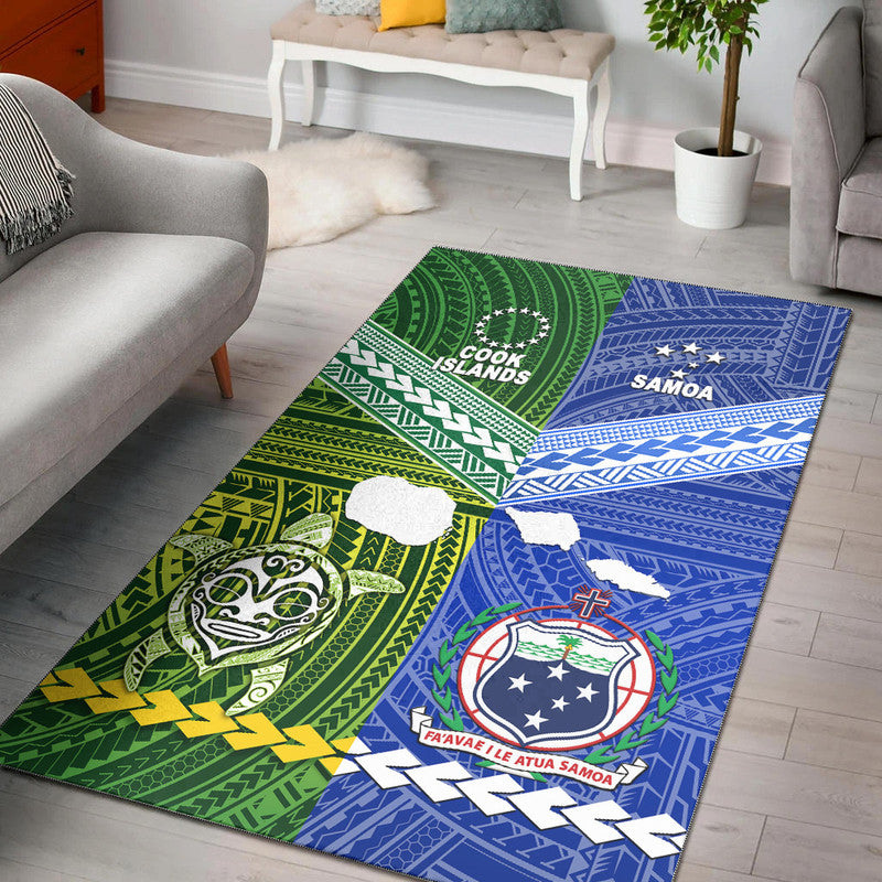 Samoa And Cook Islands Area Rug Together