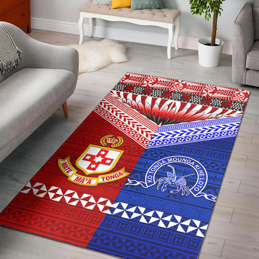 Kolisi Tonga College Atele And Tupou College Toloa Area Rug Together Unique