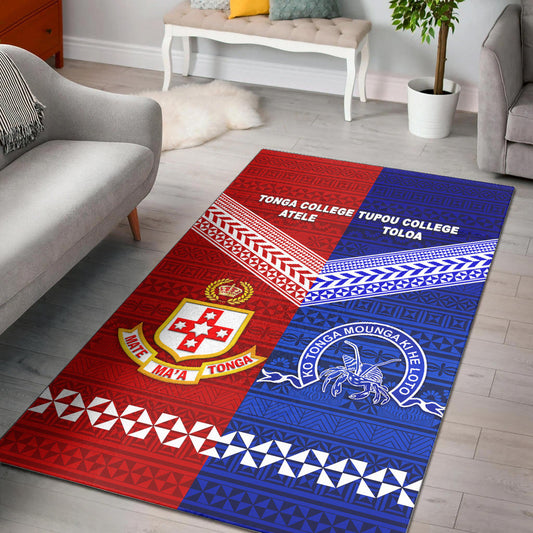 Kolisi Tonga College Atele And Tupou College Toloa Area Rug Together Original