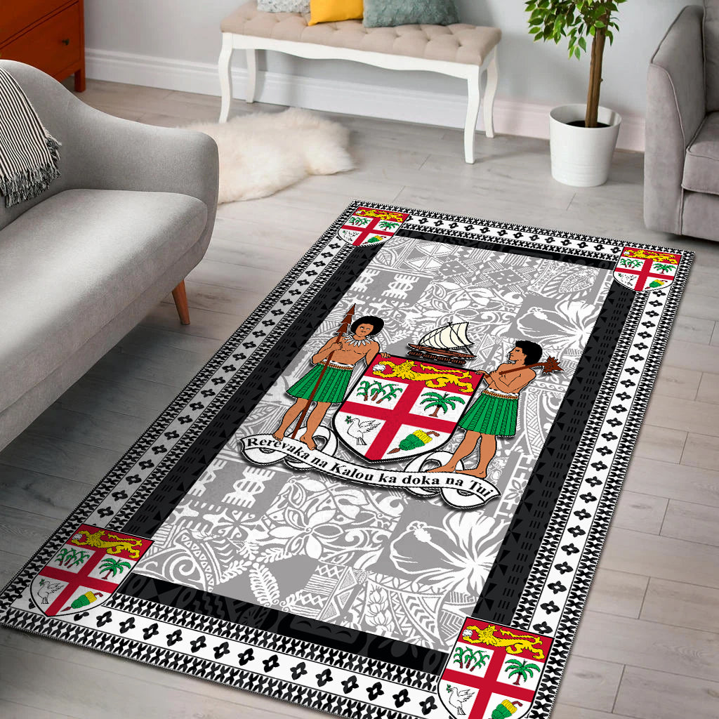 Fiji Area Rug Black Style No.1