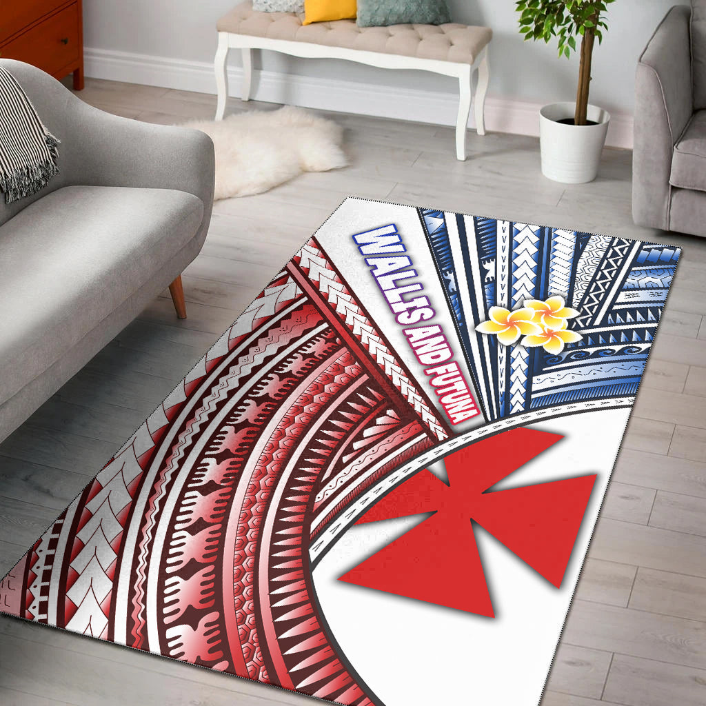 Wallis and Futuna Area Rug Polynesian Style