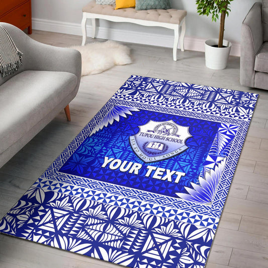 (Custom Personalised) Tonga Tupou High School Area Rugs Simplified Version
