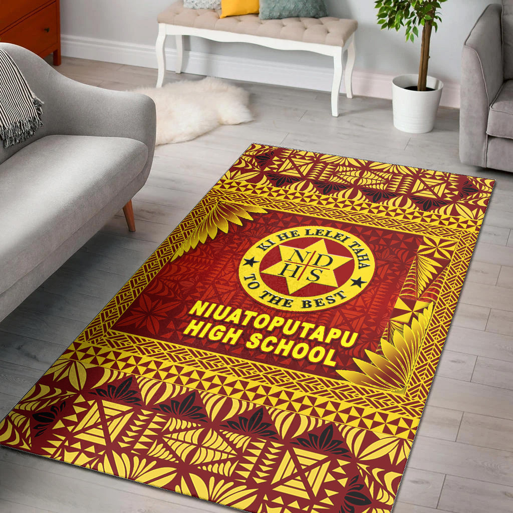 Tonga Niuatoputapu High School Area Rugs Simplified Version