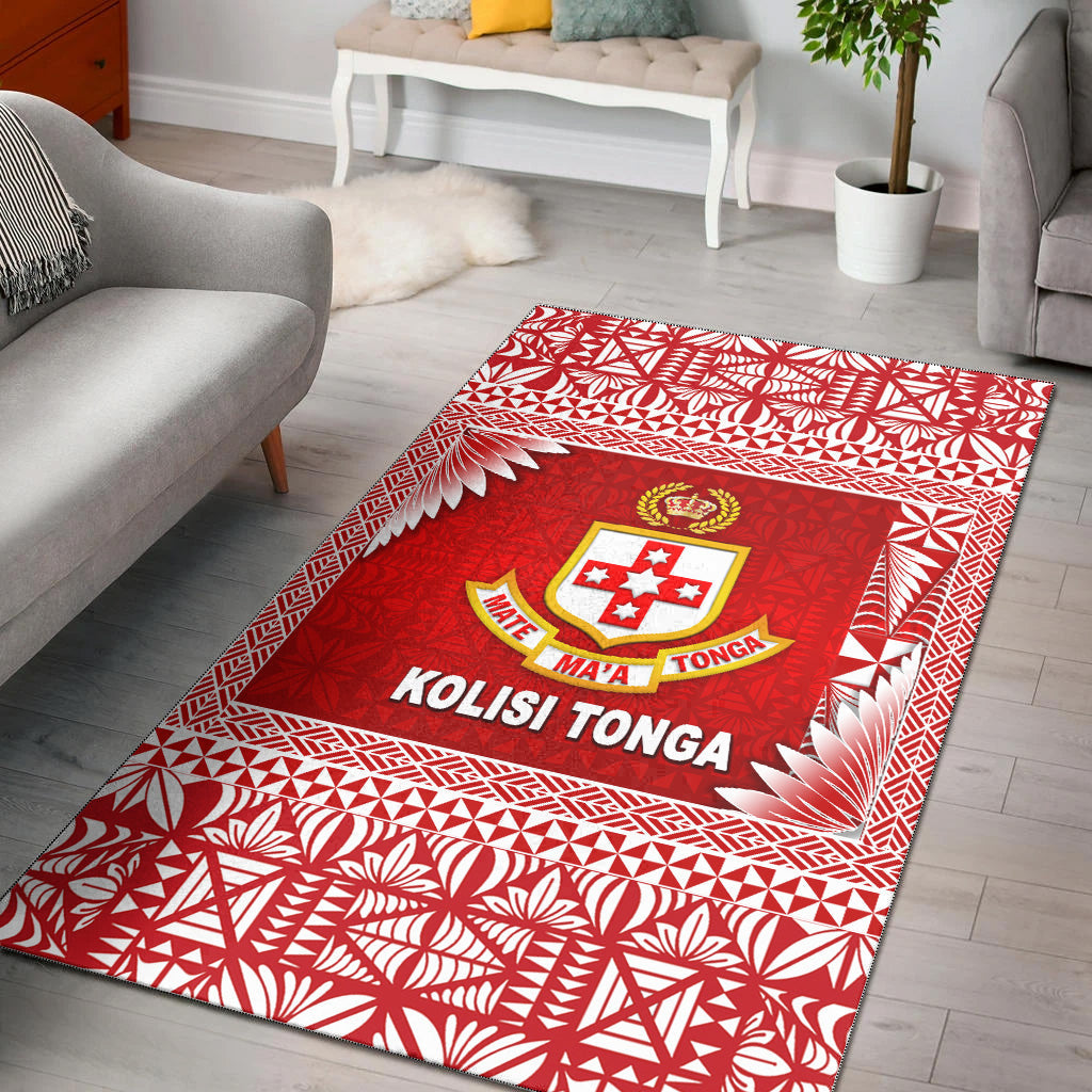 Tonga Kolisi Tonga College Area Rugs Simplified Version
