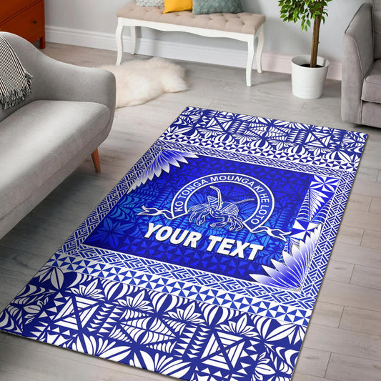 (Custom Personalised) Tonga Queen Salote College Area Rugs Simplified Version