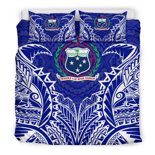 Samoa Duvet Cover Set Samoa Coat Of Arms Premium