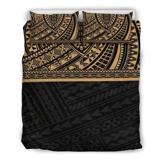 Poly Duvet Cover Set Polynesian Gold Style