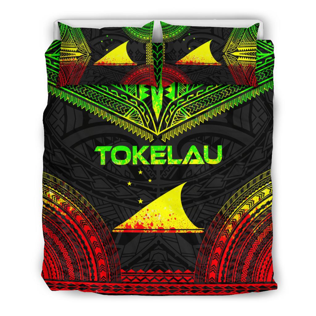Tokelau Polynesian Chief Duvet Cover Set Reggae Version