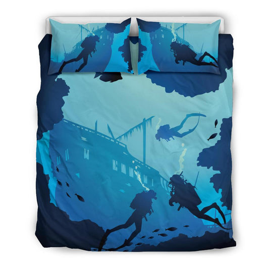 Hawaii Scuba Diving Bedding Set