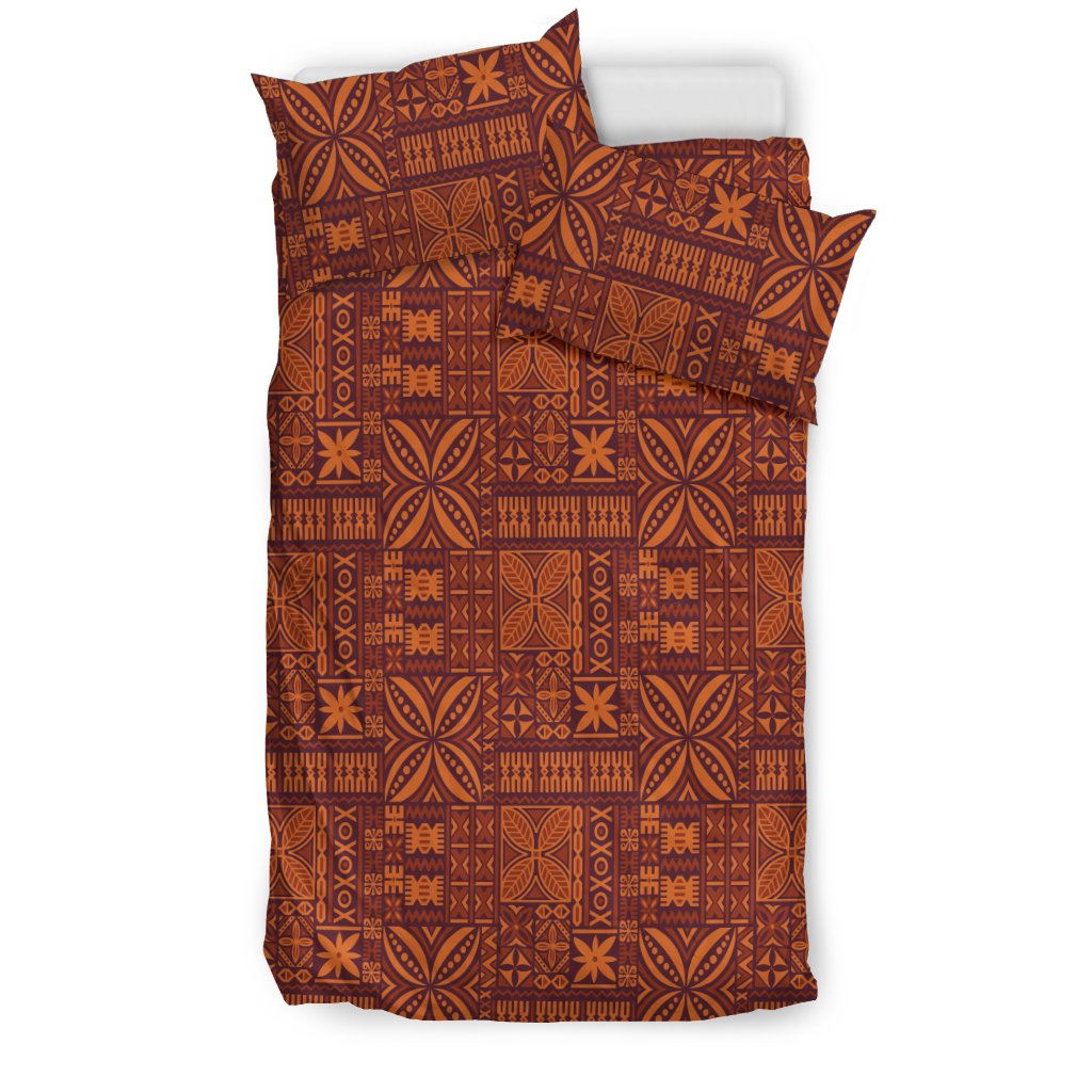 Hawaiian Traditional Aboriginal Pattern Polynesian Bedding Set