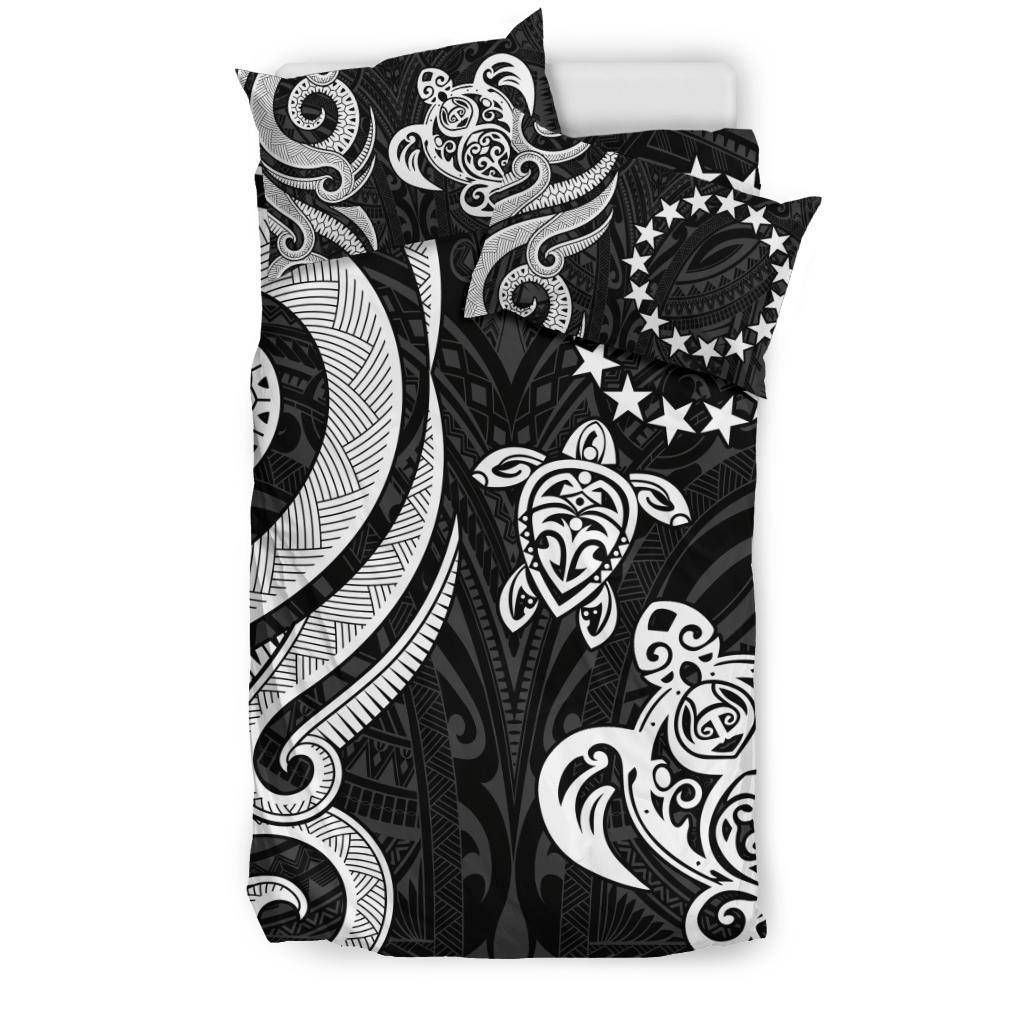 Cook Islands Bedding Set White Tentacle Turtle