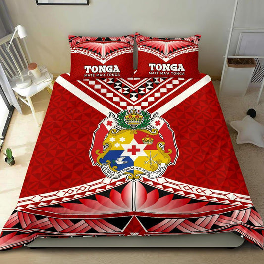 Polynesian Bedding Set Mate Ma'a Tonga Pattern Duvet Cover Set
