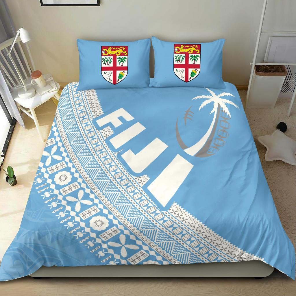 Fiji Tapa Rugby Bedding Set version Style You Win Blue