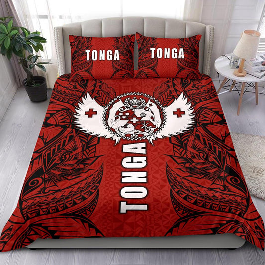 Polynesian Bedding Set Tonga Duvet Cover Tonga Wings