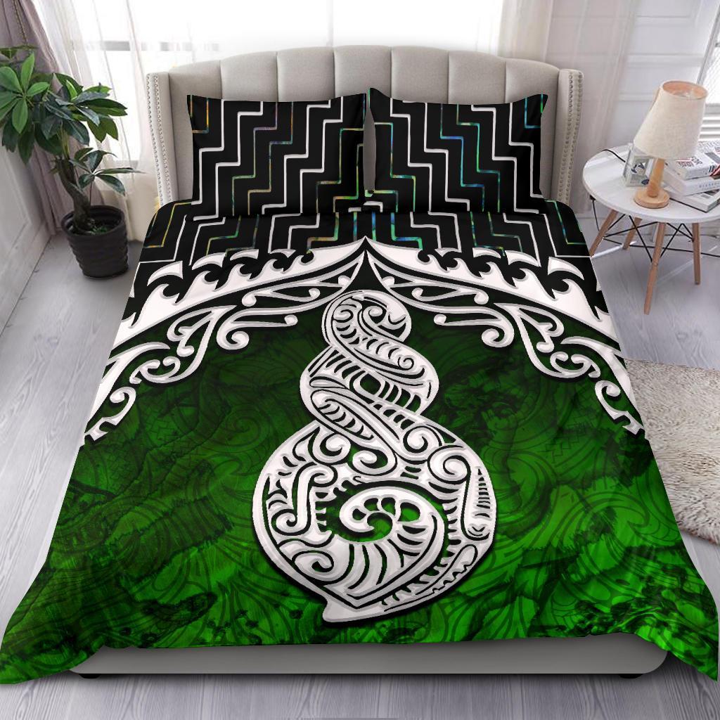 New Zealand Maori Twist Poutama Bedding Set