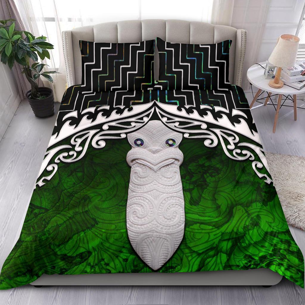 New Zealand Maori Taiaha Mauri Poutama Bedding Set