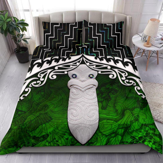 New Zealand Maori Taiaha Mauri Poutama Bedding Set